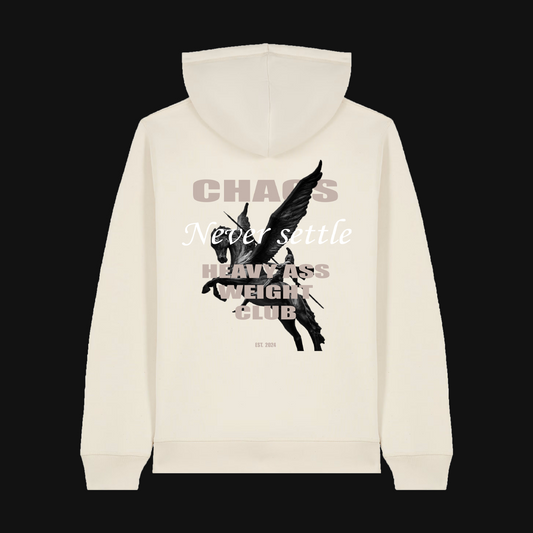 "NEVER SETTLE" HOODIE